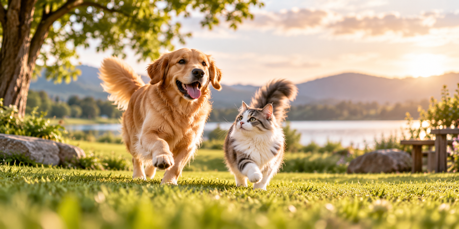 Happy pets and pet lifestyle